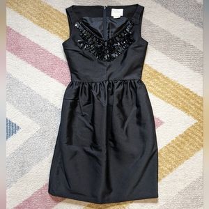 Kate Spade Black Embellished Cupcake Dress